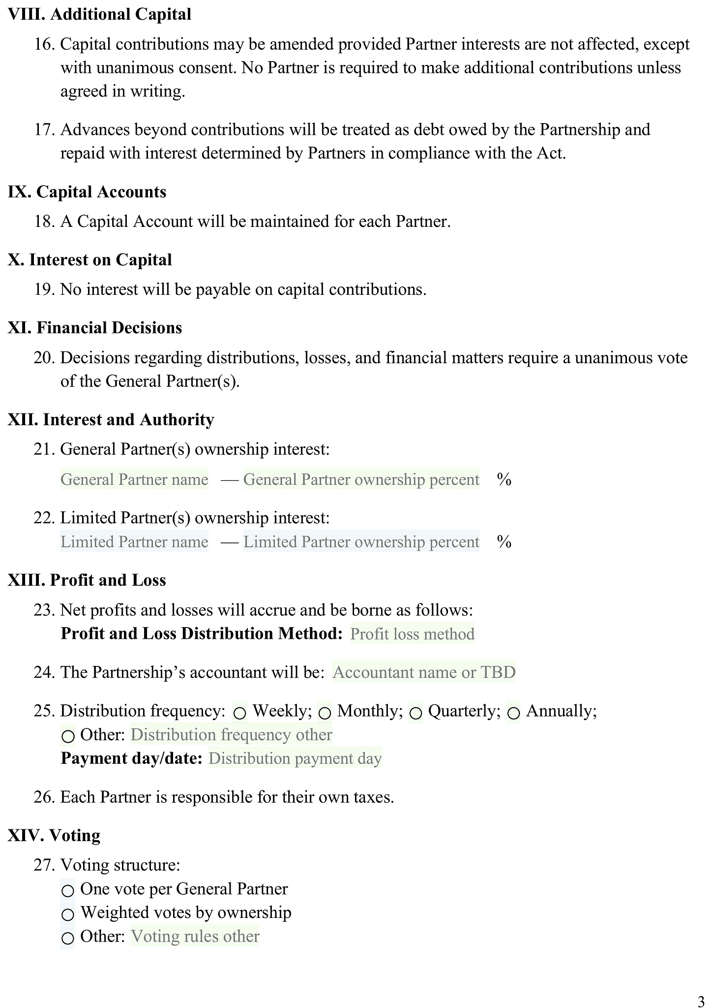 Limited partnership agreement 3