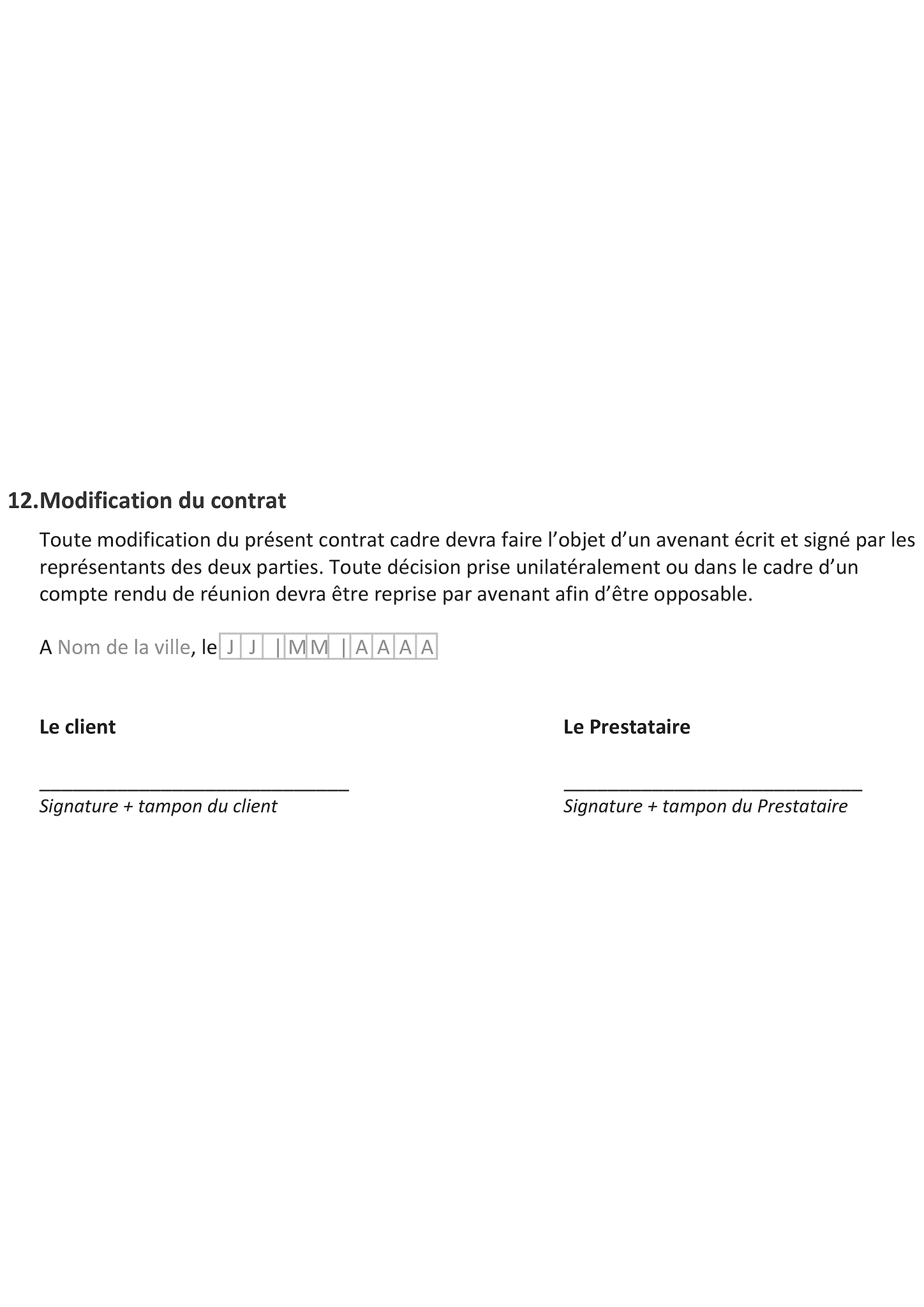 Formulaire contrat de sous-traitance 4