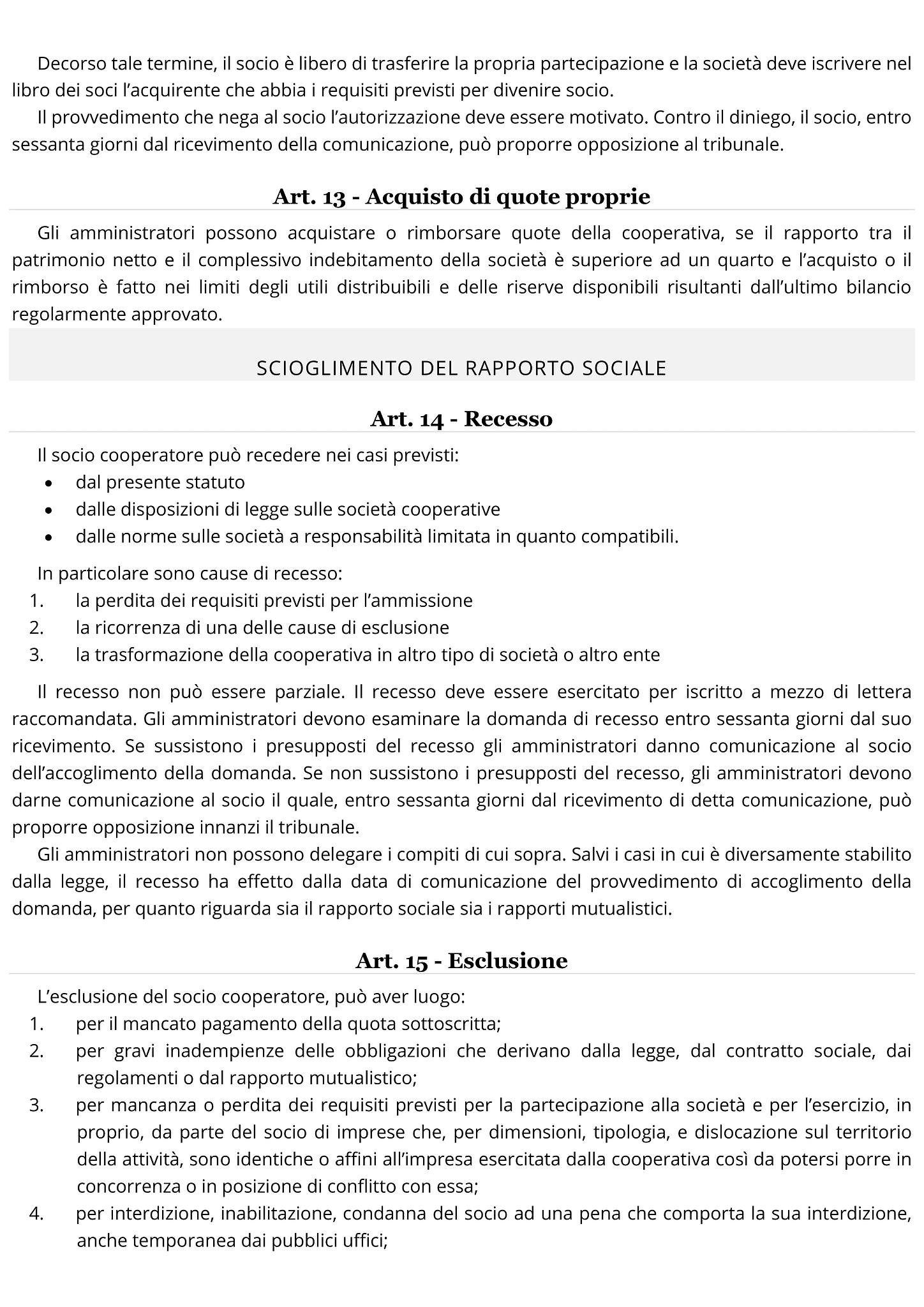 Modulo statuto cooperativa sociale 4