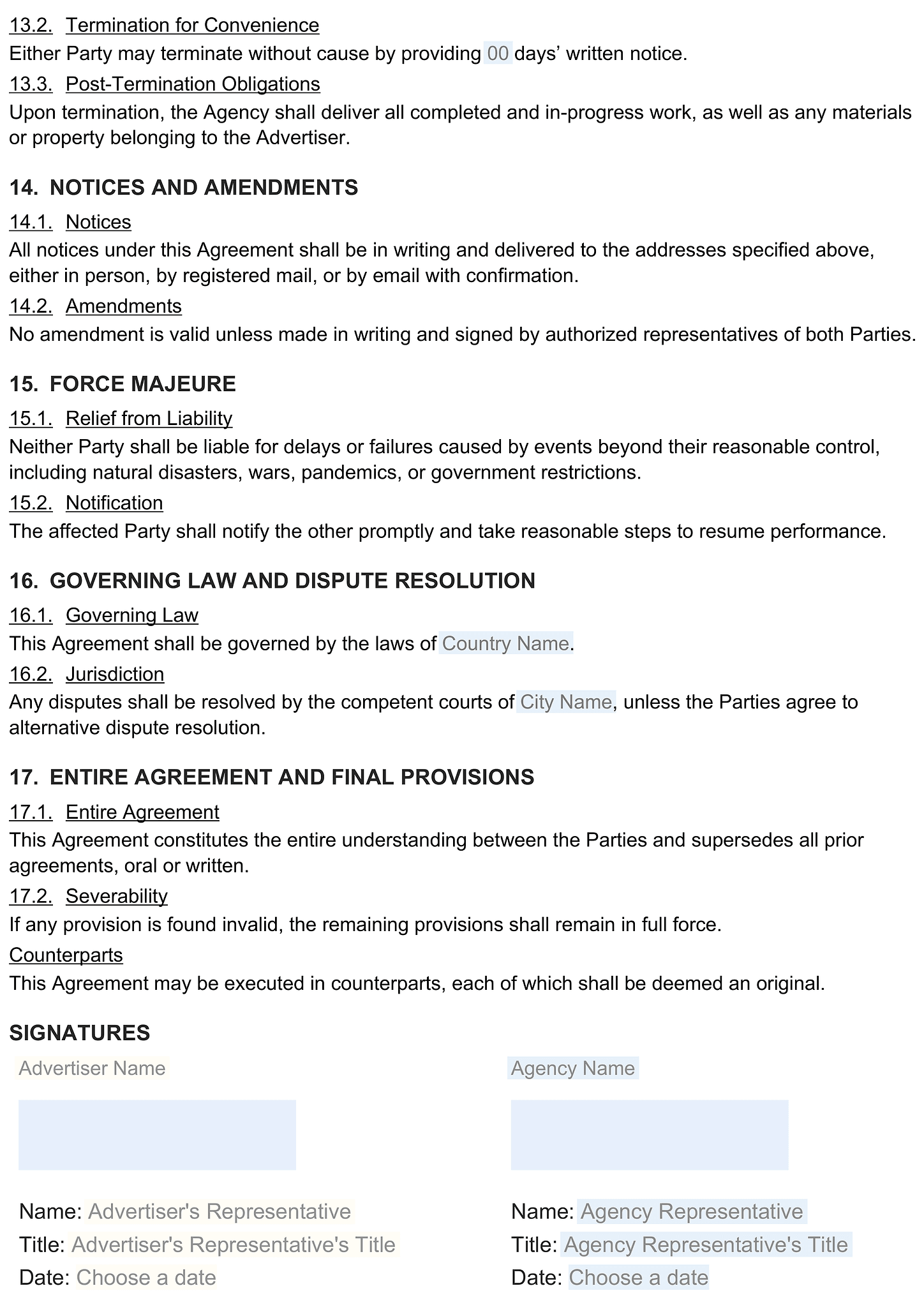 Advertising agreement 4