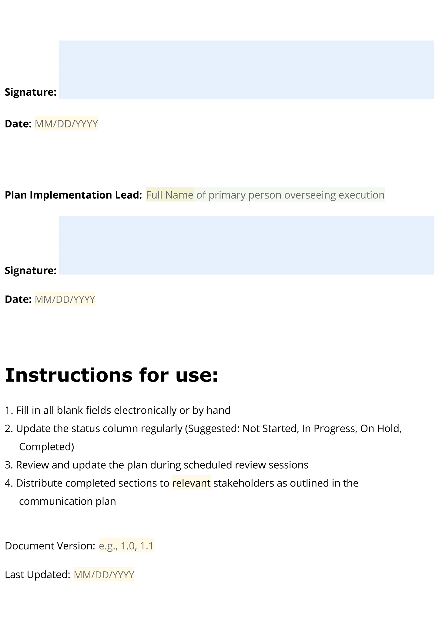Action plan 4