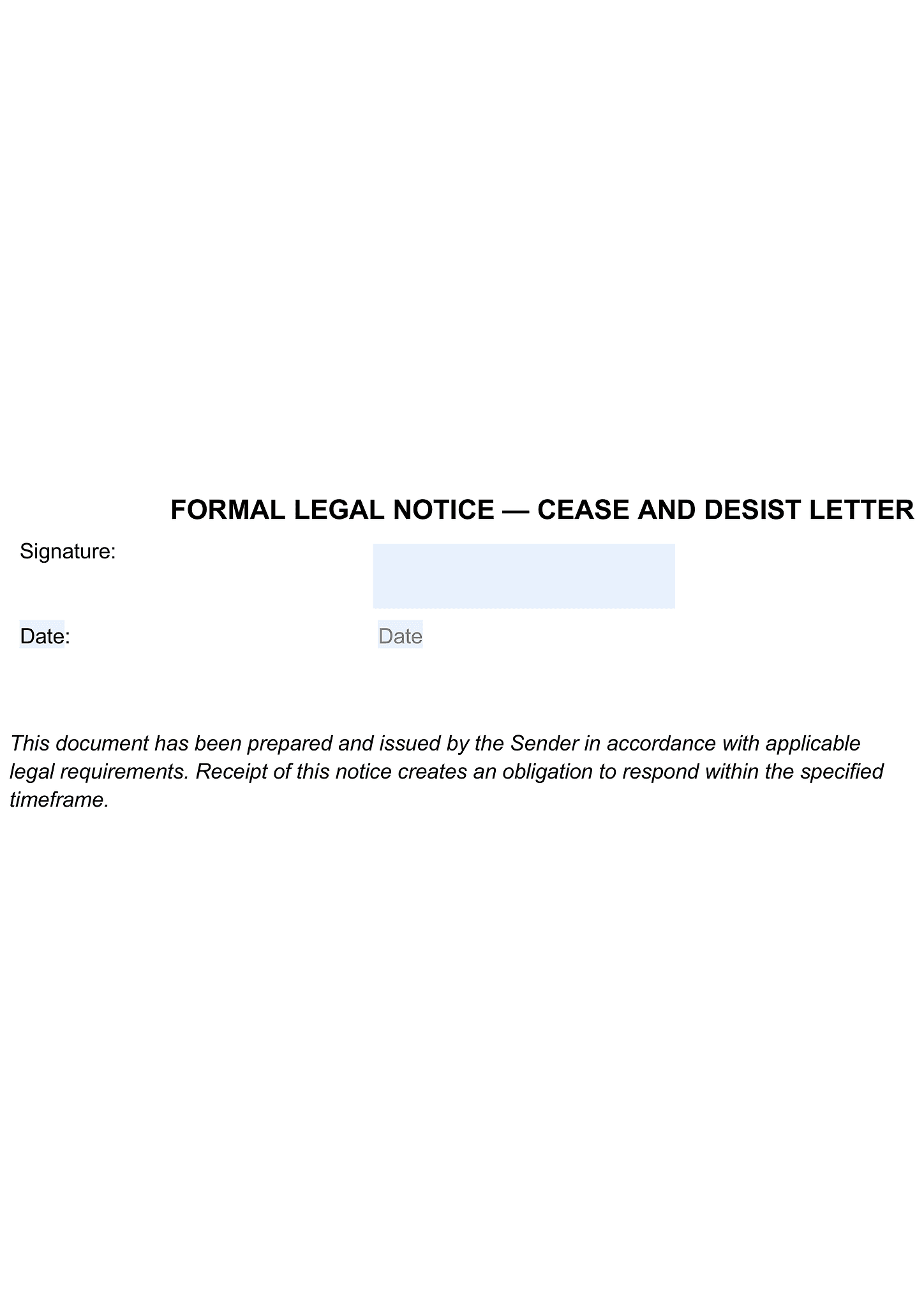 Cease and desist letter 4