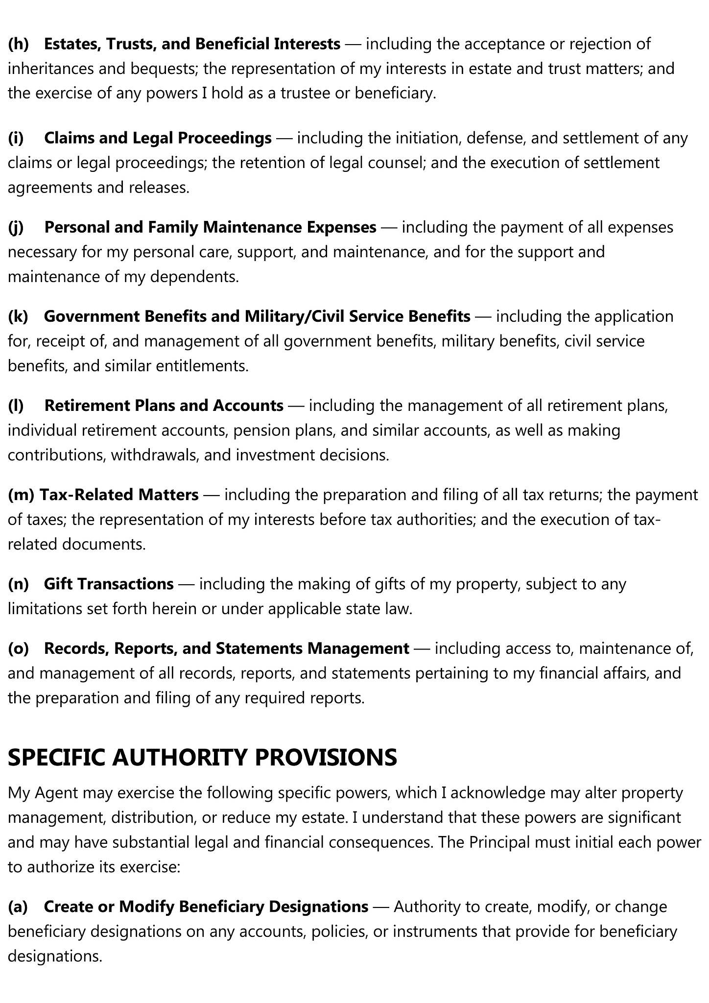 Durable power of attorney 4