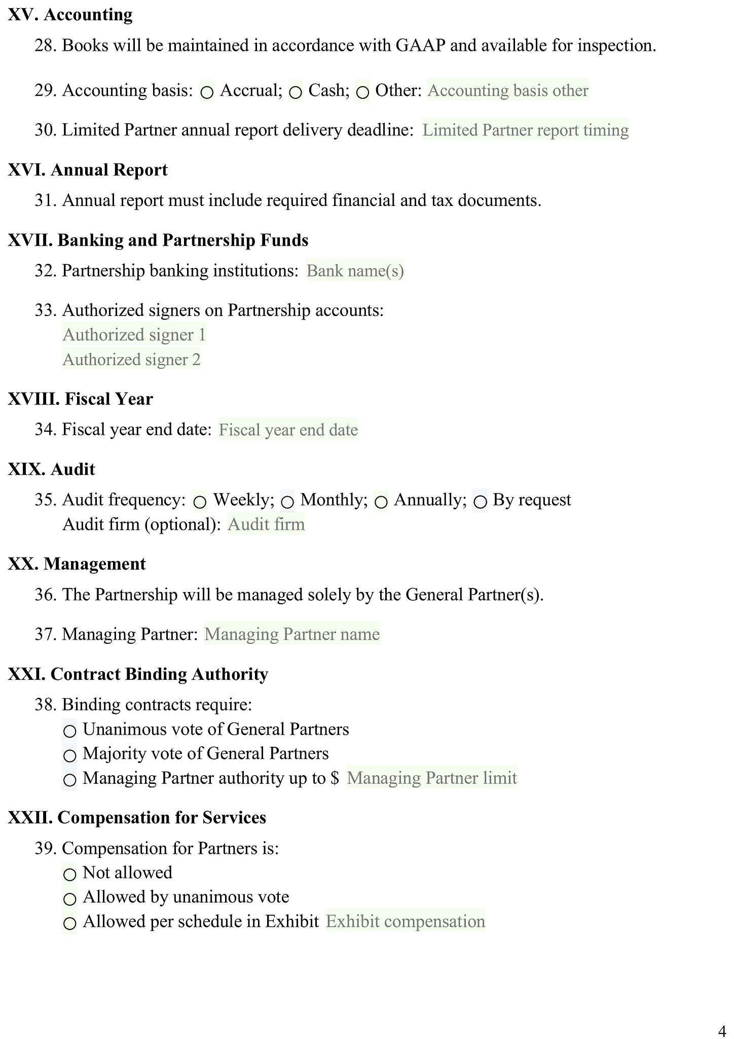 Limited partnership agreement 4