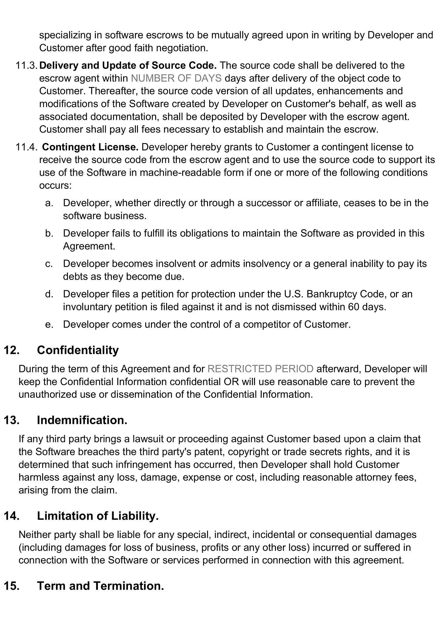 Software development agreement form 5