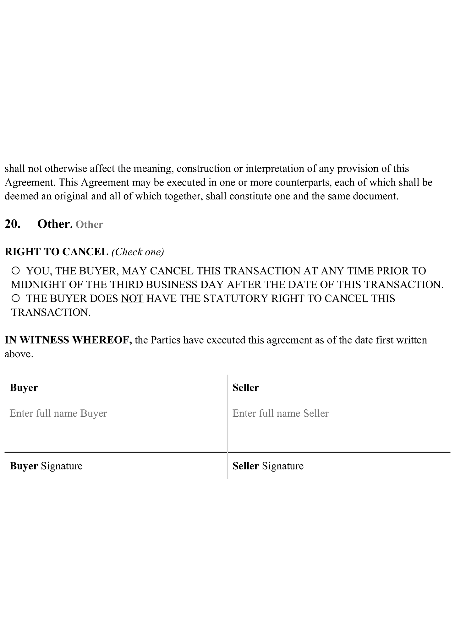 Sale and purchase agreement form 5