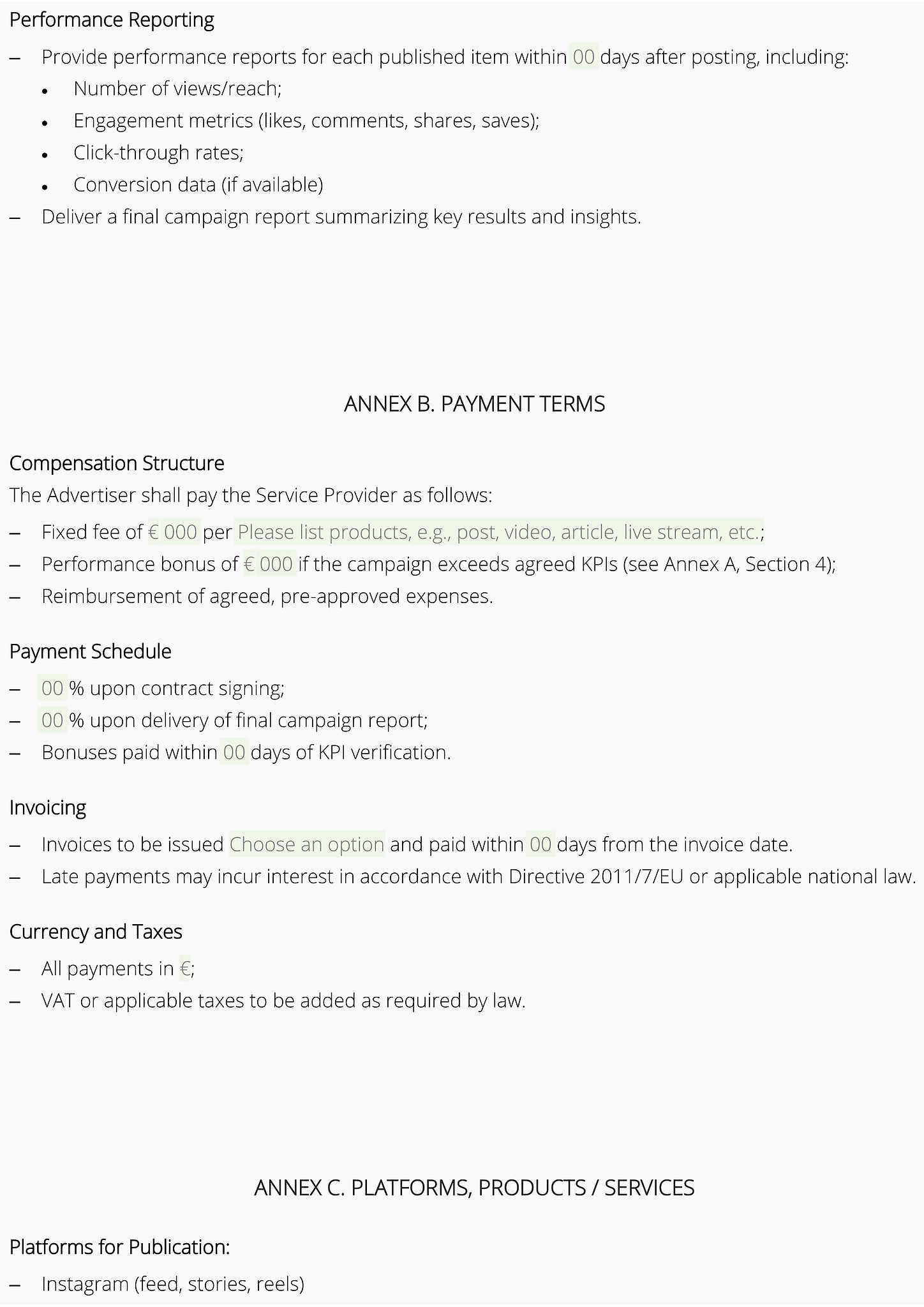 Digital advertising agreement 5