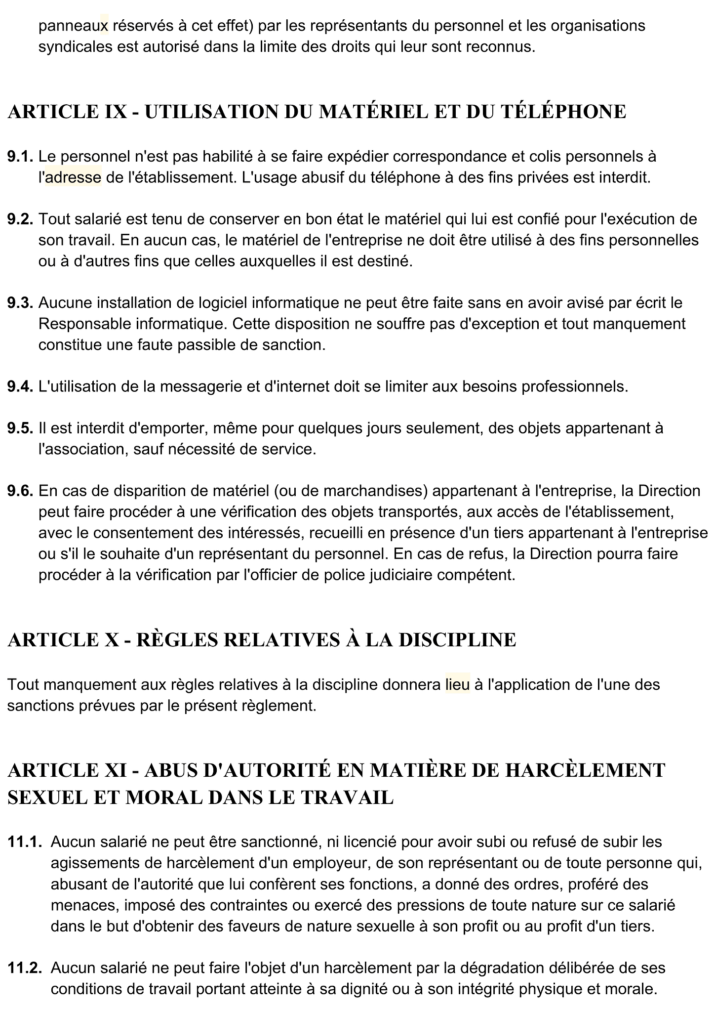 Règlement intérieur 5
