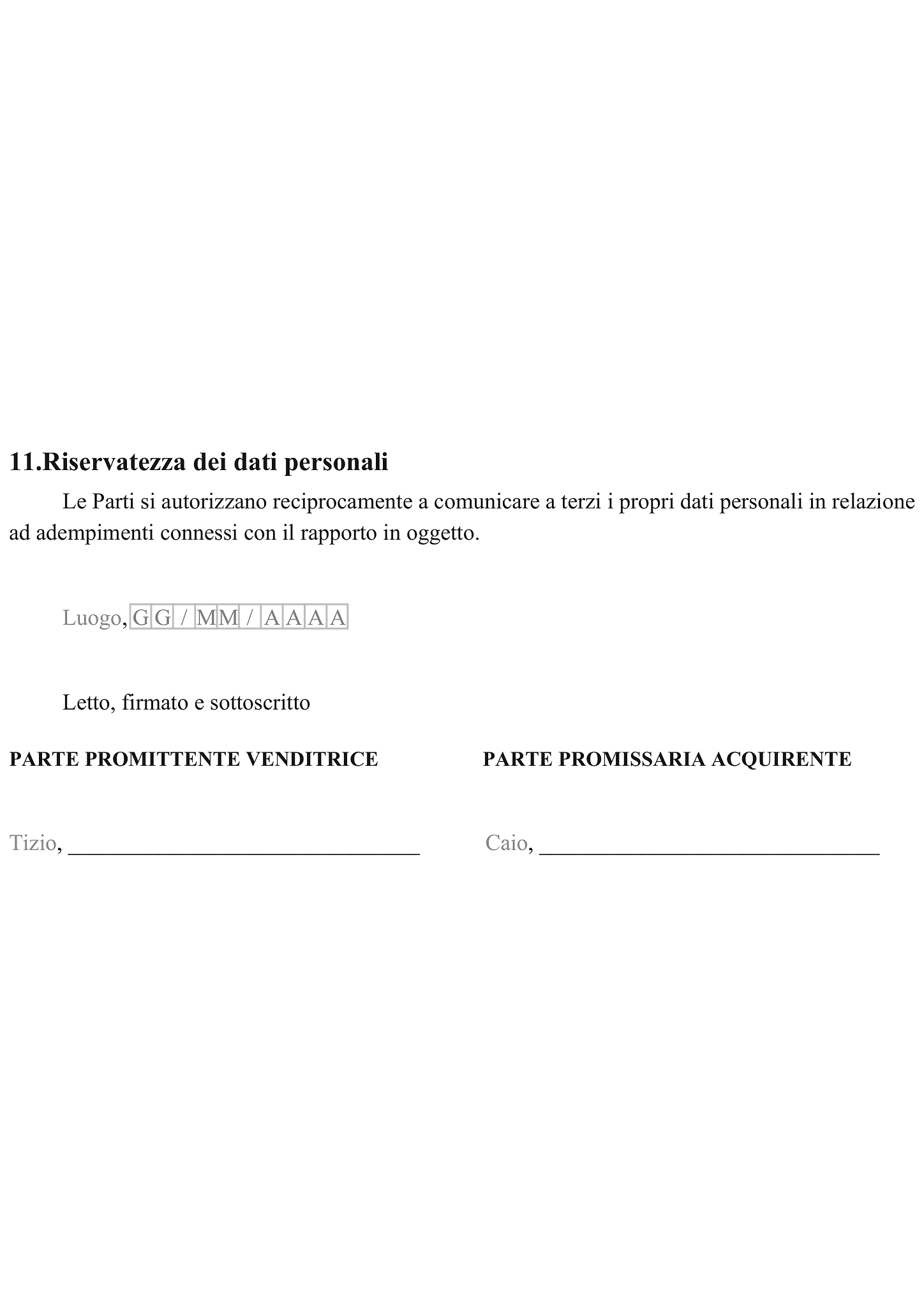 Modulo contratto preliminare compravendita immobiliare 6