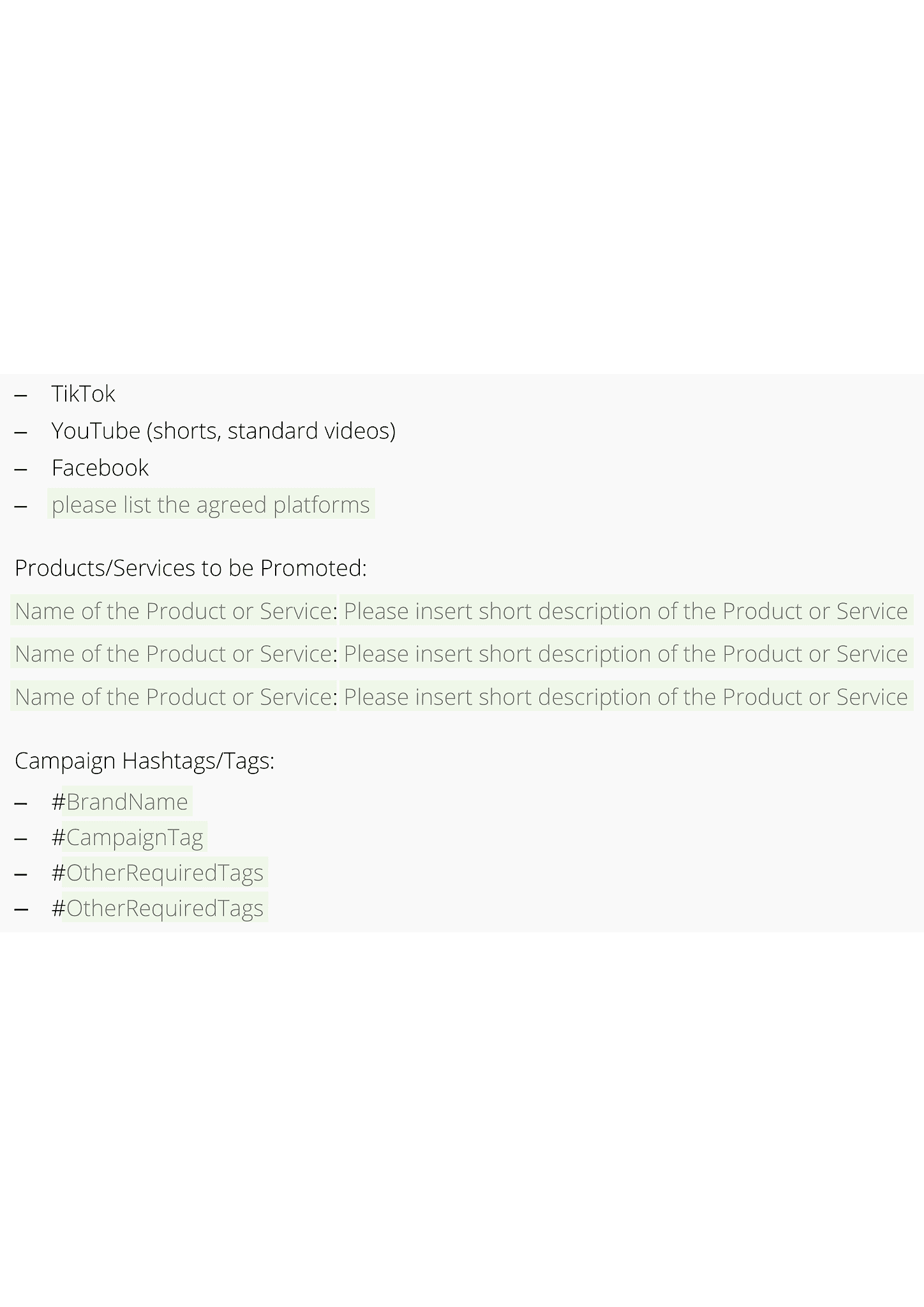 Digital advertising agreement 6