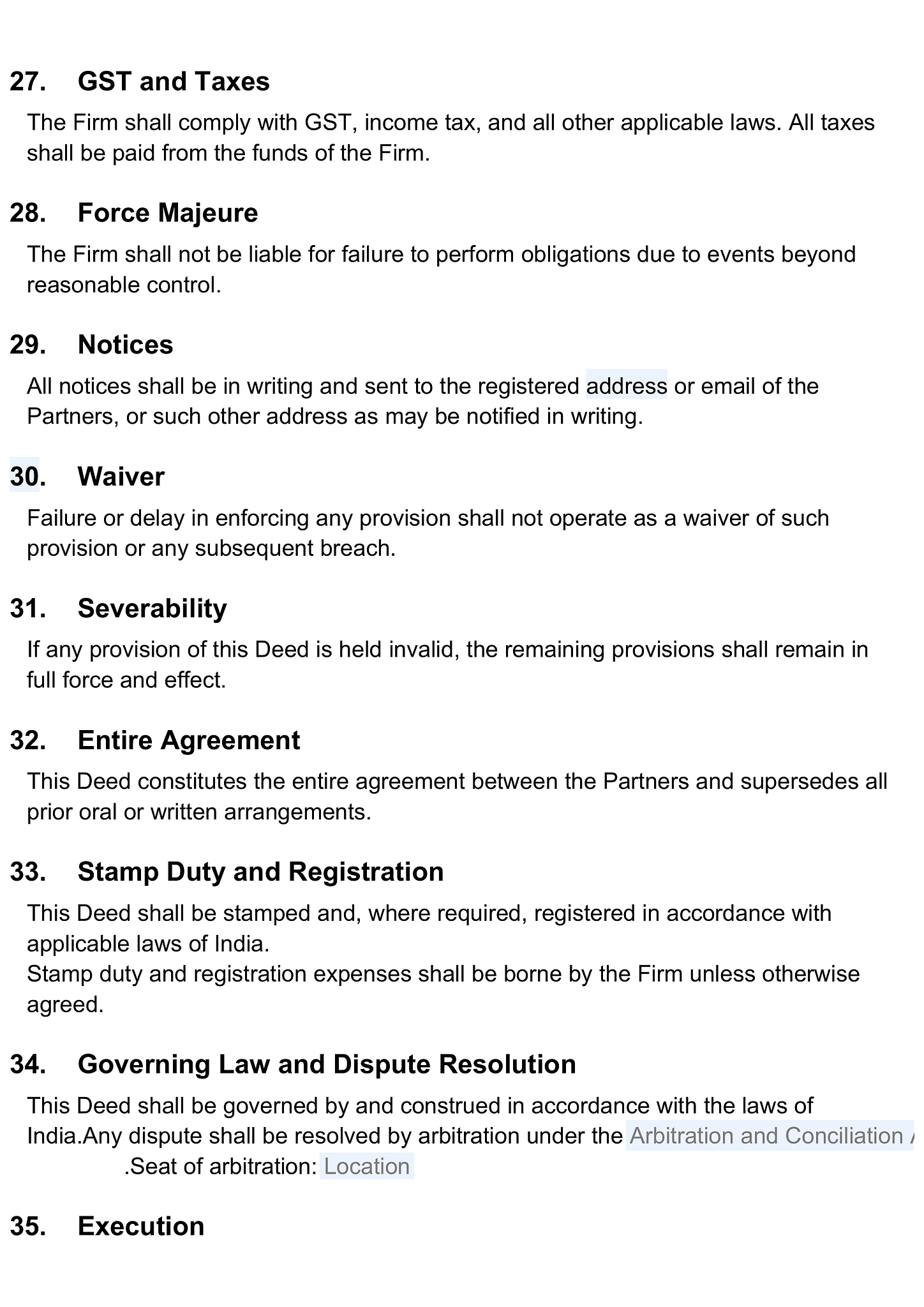 Partnership deed (extended) 6