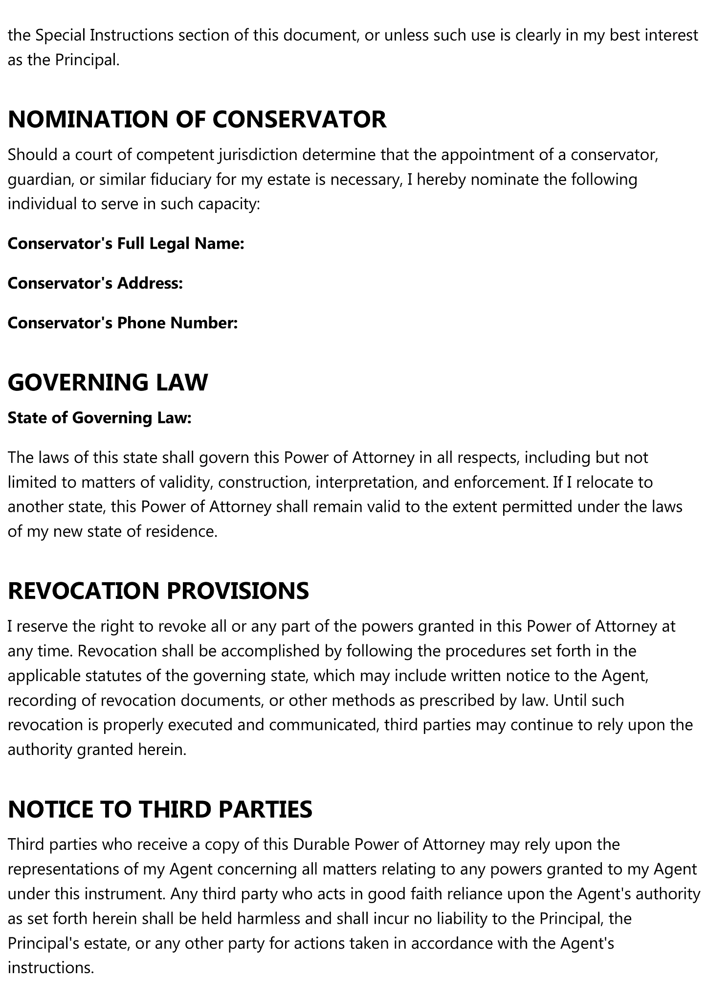 Durable power of attorney 6