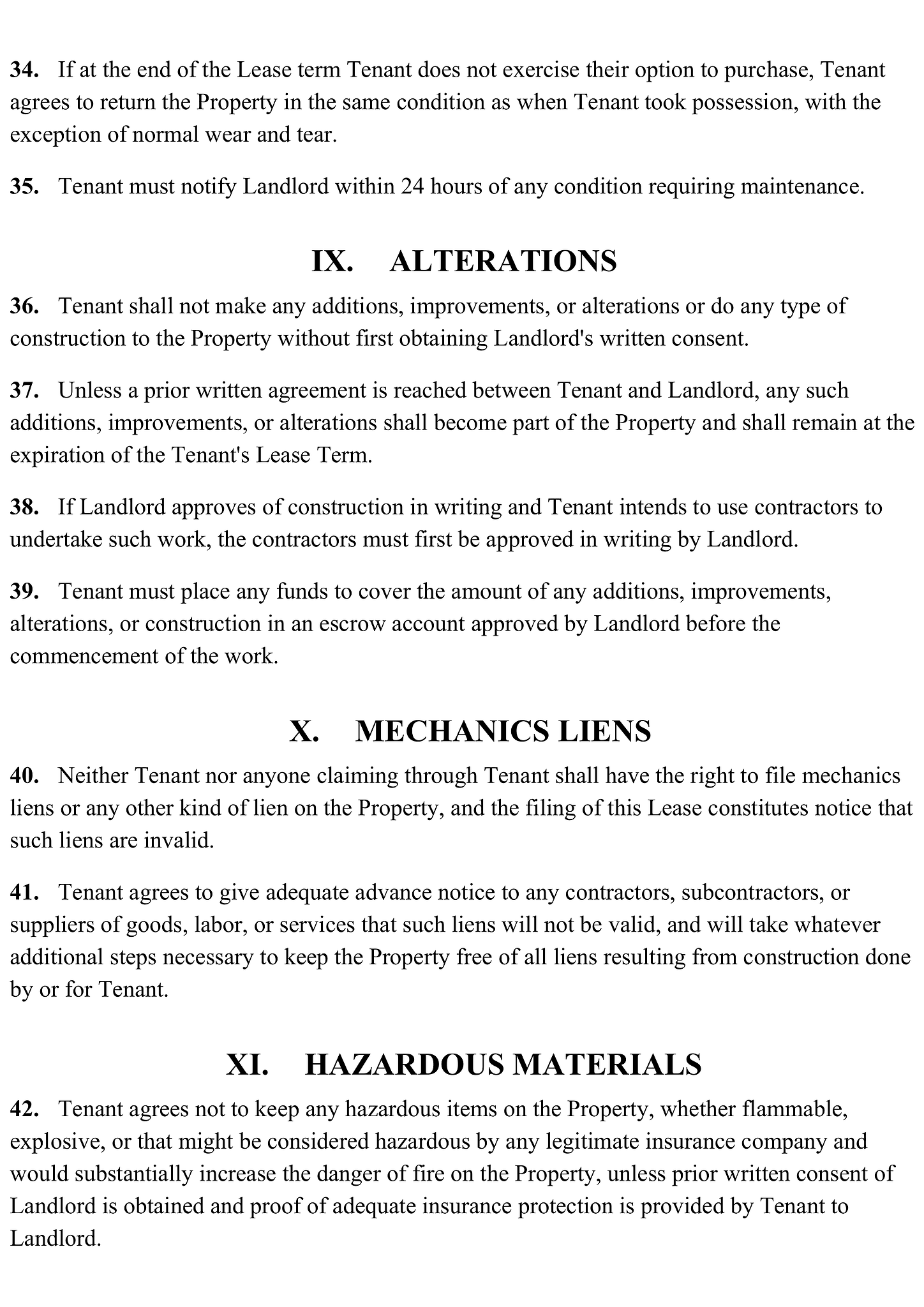 Residential rent to own agreement 6