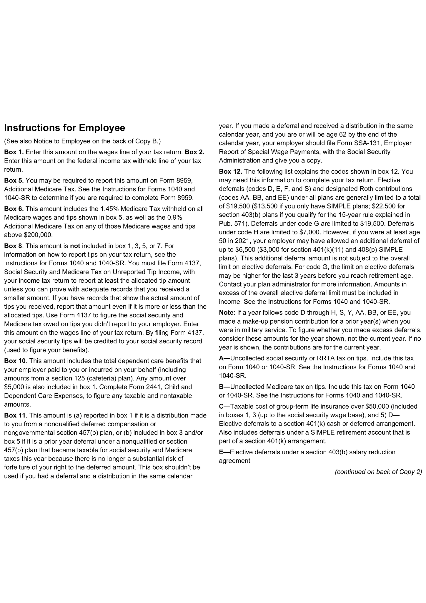 Form W-2 (Wage and Tax Statement) 7