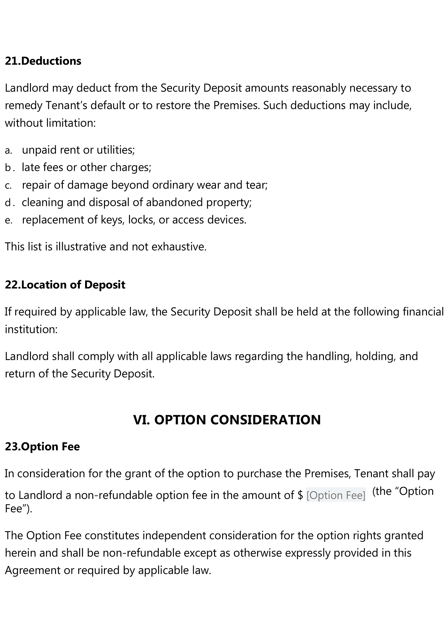 Commercial lease with option to purchase 7